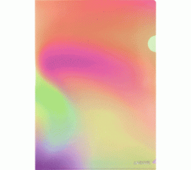 Уголок пластиковый deVENTE А4 розовый с салатовым