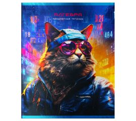 Тетрадь предметная 48л. BG "Мир будущего" - Алгебра, металлизированный картон ТП5ск48 56328