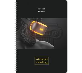 Тетрадь 80 л А4 клетка спираль "Virtual Reality №2