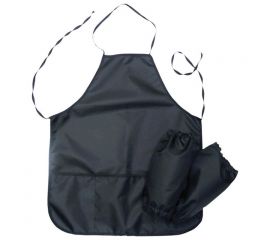 Фартук с нарукавниками ArtSpace, 54*45см, 3 кармана, черный ФН_1818
