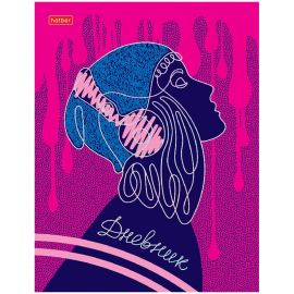 Дневник 1-11 кл. 40л. (твердый) Hatber "Незнакомка", матовая ламинация, 3D-фольга 40ДТ5лофВ_26140