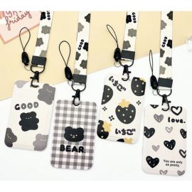 Идентификатор вертикальный 110х70 мм школьный ассорти 4 дизайна deVENTE "Monochrome cuteness "