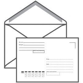 Конверт C6, Ряжская печатная фабрика, 114*162мм, с подсказом, б/окна, кл. край 4607122770499