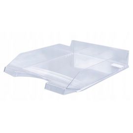 Лоток для бумаг горизонтальный OfficeProduct, прозрачный