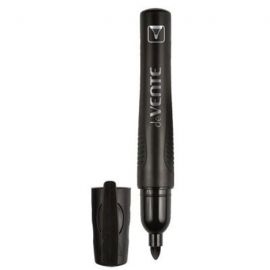 Маркер перманентный deVENTE, с каучуковыми вставками и клипом,3 мм, черный