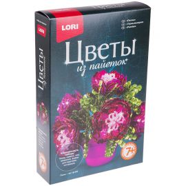 Набор для дет.творчества Цветы из пайеток "Пионы",LORI