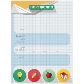 Набор вкладышей А4 (10шт) Биджи для портфолио