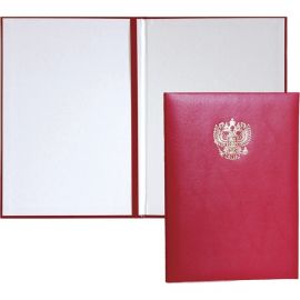 Папка адресная "Герб России"/10