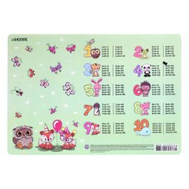 Настольное покрытие, детское, 23*33 см, рисунок, Таблица умножения, deVENTE, 8061120