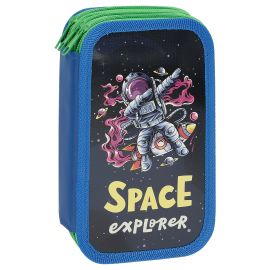 Пенал 3 отделения, 190*110 ArtSpace "Space", ламинированный картон ПК3_49711