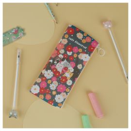 Пенал мягкий 200*100 MESHU "Flowers", искусственная кожа MS_57874