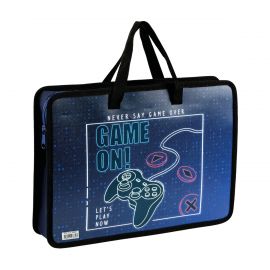 Папка с ручками А4 ArtSpace "Gamer", пластик, на молнии, 70мм ПТЛ-14_4_49835