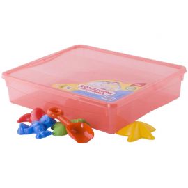 Песочница Lori 40*35*8,5см, формочки, совочек