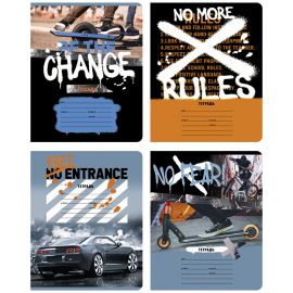 Тетрадь 18л., линия BG "Без страха", выб. лак Т5ск18_вл 10118