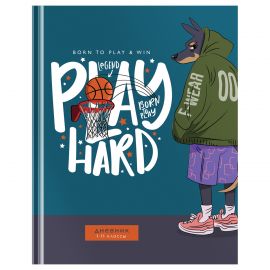 Дневник 1-11 кл. 40л. (твердый) BG "Play hard",глянцевая ламинация Д5т40_лг 12618