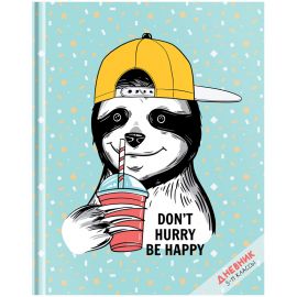 Дневник 5-11 кл. 48л. (твердый) ArtSpace "Be happy", матовая ламинация, выб. лак Дс48т_44273