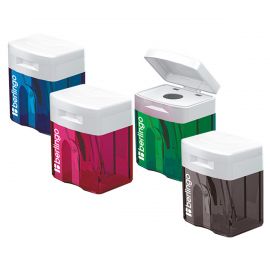 Точилка BERLINGO,пластик,контейнер и крышка