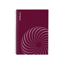 Тетрадь 80 л А4 клетка спираль "Marsalа