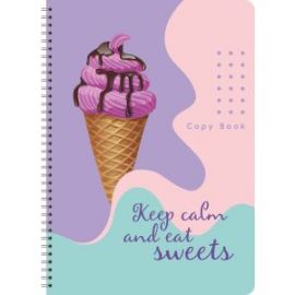 Тетрадь 80 л А4 клетка спираль "So Sweety