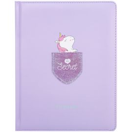 Дневник 1-11 кл. 48л. (твердый) Greenwich Line "Unicorn secret", иск.кожа, тон. блок, аппликация, ти