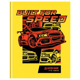Дневник 1-11 кл. 40л. (твердый) BG "Cоздан для скорости", глянцевая ламинация, неоновый пантон Д5т40