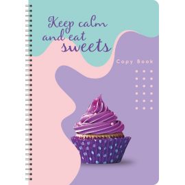 Тетрадь 80 л А4 клетка спираль "So Sweety №2