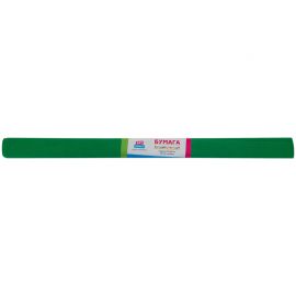 Бумага крепированная ArtSpace, 50*200см, 30г/м2, зеленая, в рулоне