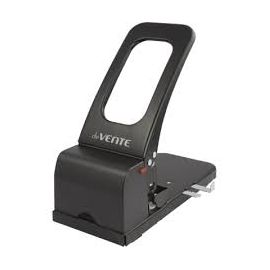 Дырокол deVENTE на 100 листов, металлический с линейкой, черный