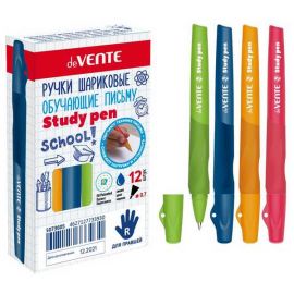 Ручка шариковая синяя 0,7 мм deVENTE "Study Pen.School