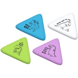 Ластик Berlingo "Dino", треугольный, термопластичная резина, 50*44*7мм BLc_00690