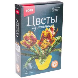 Набор для дет.творчества Цветы из пайеток "Тюльпаны",LORI