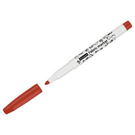 Маркер для ткани Luxor "Fabric" красный, пулевидный, 1-2мм 33303