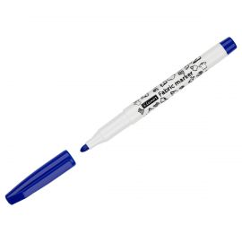 Маркер для ткани Luxor "Fabric" синий, пулевидный, 1-2мм 33302