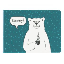 Обложка для студенческого билета, пропуска, удостоверения OfficeSpace "Кофейку?", ПВХ, фотопечать ST