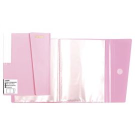 Папка с 20 вкладышами розовая deVENTE А5/40/80