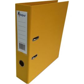 Сегрегатор FORPUS 70 мм А4 ПВХ-ECO цвет желтый