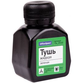 Тушь OfficeSpace зеленая, 70мл