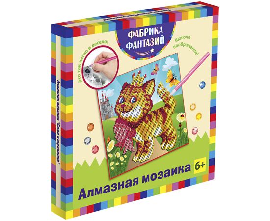 Аппликация из алмазной мозаики 20*20 Фабрика-Фантазий
