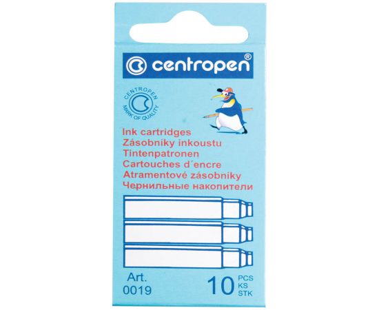 Баллончик д/перьевых ручек CENTROPEN,синий
