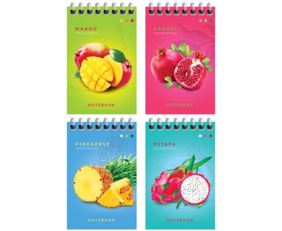 Блокнот А7 40л.на спирали СПЕЙС