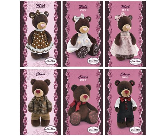 Блокнот А6 32 л на скрепке ассорти БИ ДЖИ