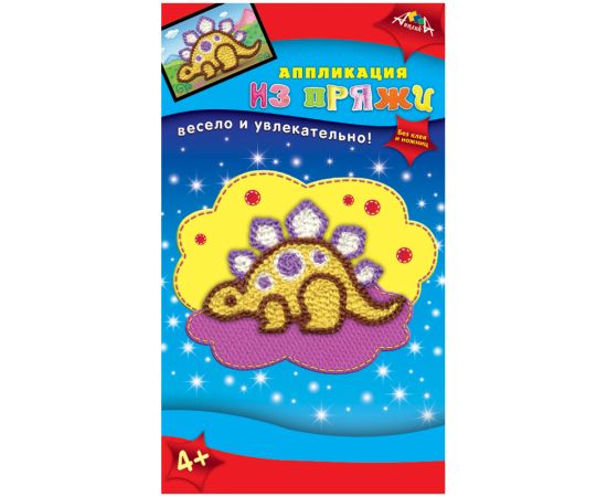 Аппликация из пряжи,в ассортименте КТС