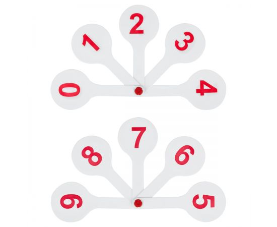 Веер-касса цифр от 0 до 9, СТАММ ВК10