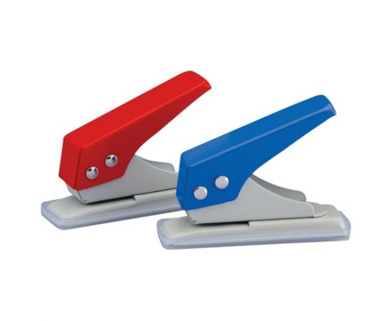 Дырокол KW-trio на 1 отверстие, до 12 л., ассорти