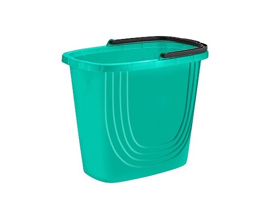 Ведро 10 л Disco прямоугольное аквамарин/10