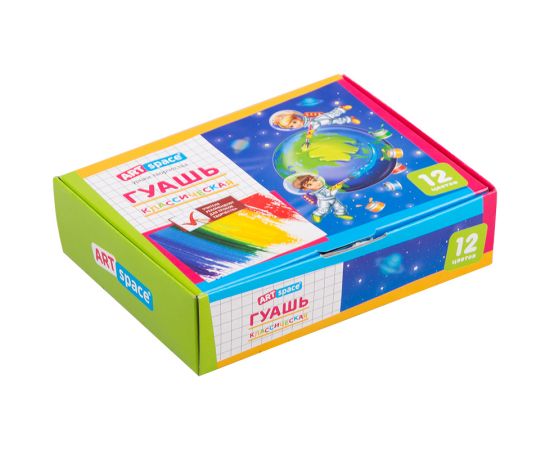 Гуашь ArtSpace 12 цв,*20мл.