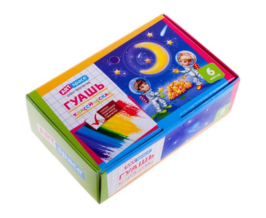 Гуашь ArtSpace 6 цв.*20 мл.