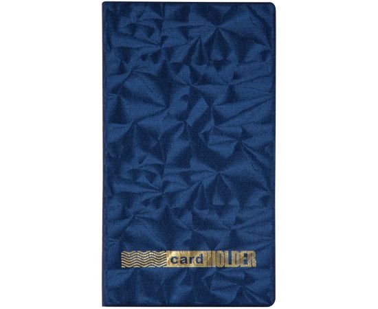 Визитница настольная OfficeSpace на 96 визиток, 3 ряда, ПВХ, синий 260775