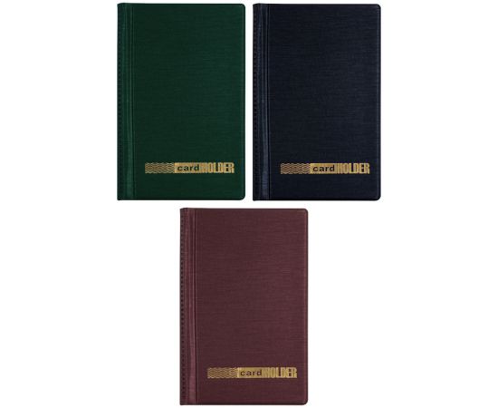 Визитница настольная OfficeSpace на 96 визиток, ПВХ, ассорти 255455