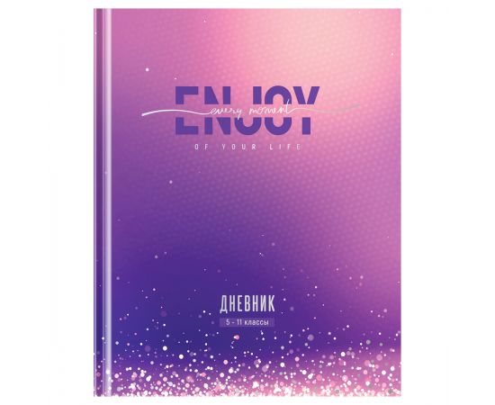 Дневник 5-11кл. 48л. (твердый) ArtSpace "Наслаждайся моментом", глянцевая ламинация, тиснение фольго